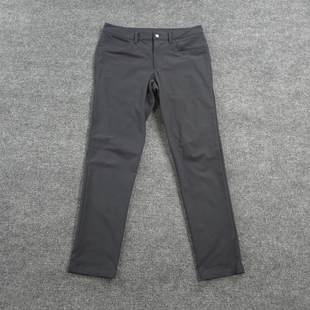 Lululemon Pants Mens 31x31 Gray ABC Slim Stretch 5 Pocket Chino Golf Travel Tech